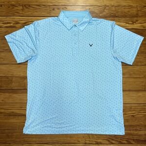 Callaway Men's Performance Short Sleeve Golf Polo XL Limpet Shell